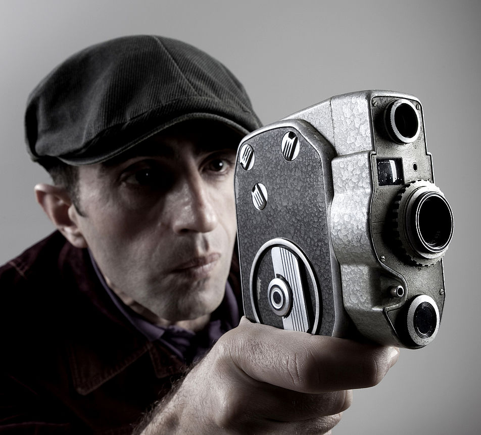 Fotostudio für schwarz-weiß Fotografien.
