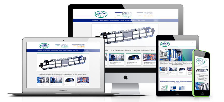 Jesch Industrielackierung TYPO3 Webdesign Jesch Industrielackierung aus Weißenburg mit neuer TYPO3 Webdesign Internetseite.