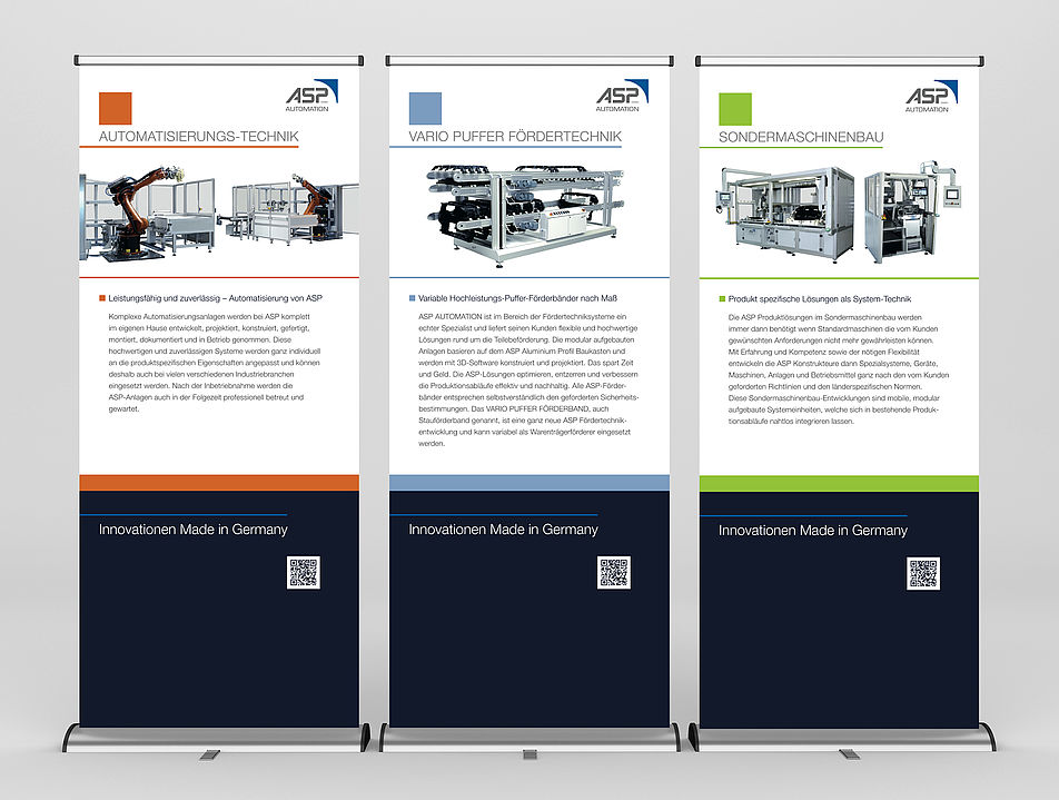 Druckagentur und Druckerei für Rollup Displays.