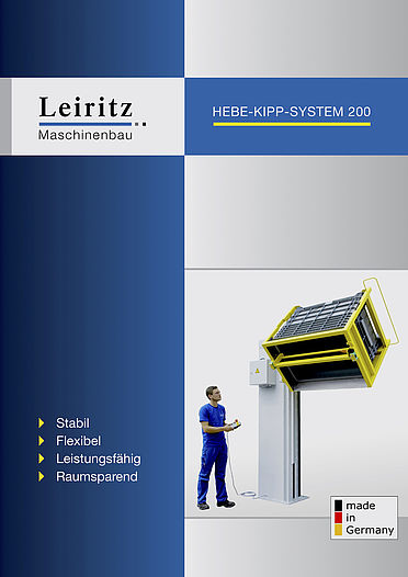 Leiritz Maschinenbau Hebe-Kippsystem Broschüre