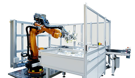 Kuka Robotik für die Kunststofftechnik von ASP Automation.