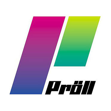 Logo Pröll Siebdruckfarben Weißenburg.