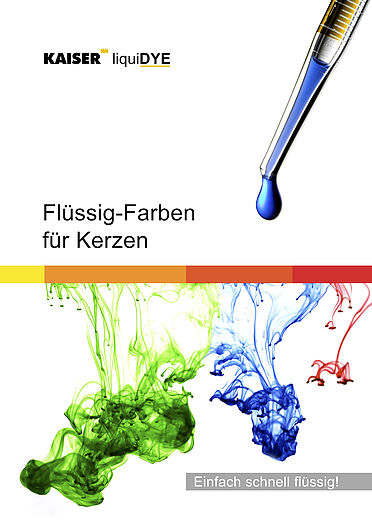 KAISER Produkt Broschüre für Flüssig Farben.
